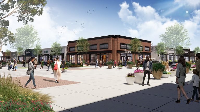 The Village at Seven Pines: A New Retail Destination Coming Soon - TheVillageAtSevenPines Render Shops t1100